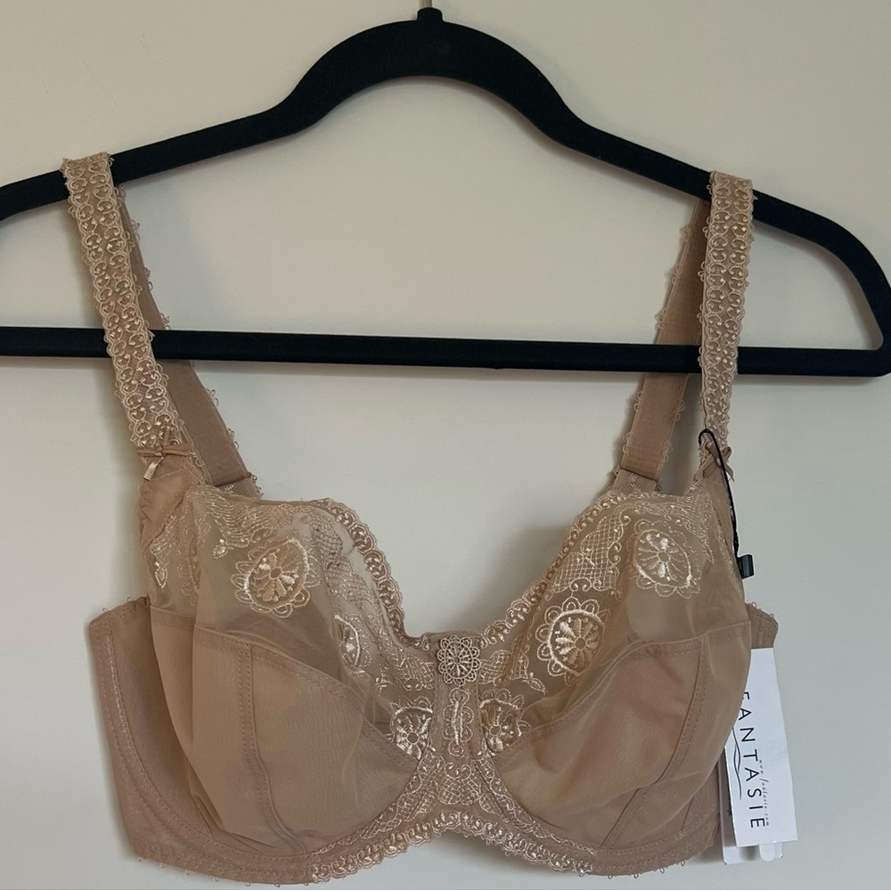 NWT Fantasie Shannon Beige Bra 32FF (UK)